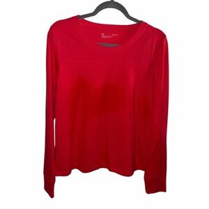 Under Armour Women's Vibrant Red Long Sleeve Tee Size M